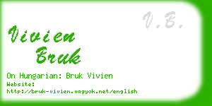 vivien bruk business card